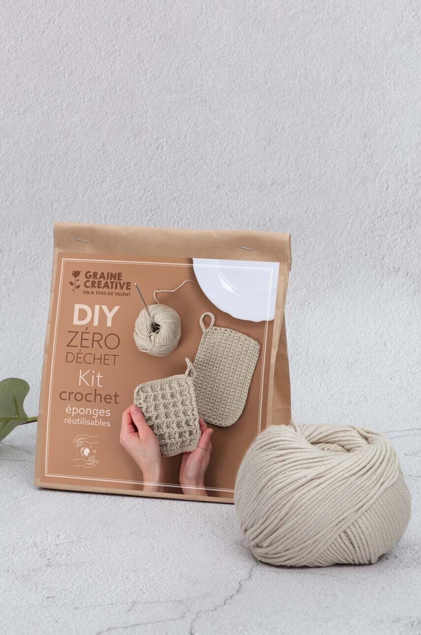 Набір для в'язання гачком Graine Creative DIY Kit - Reusable Sponges