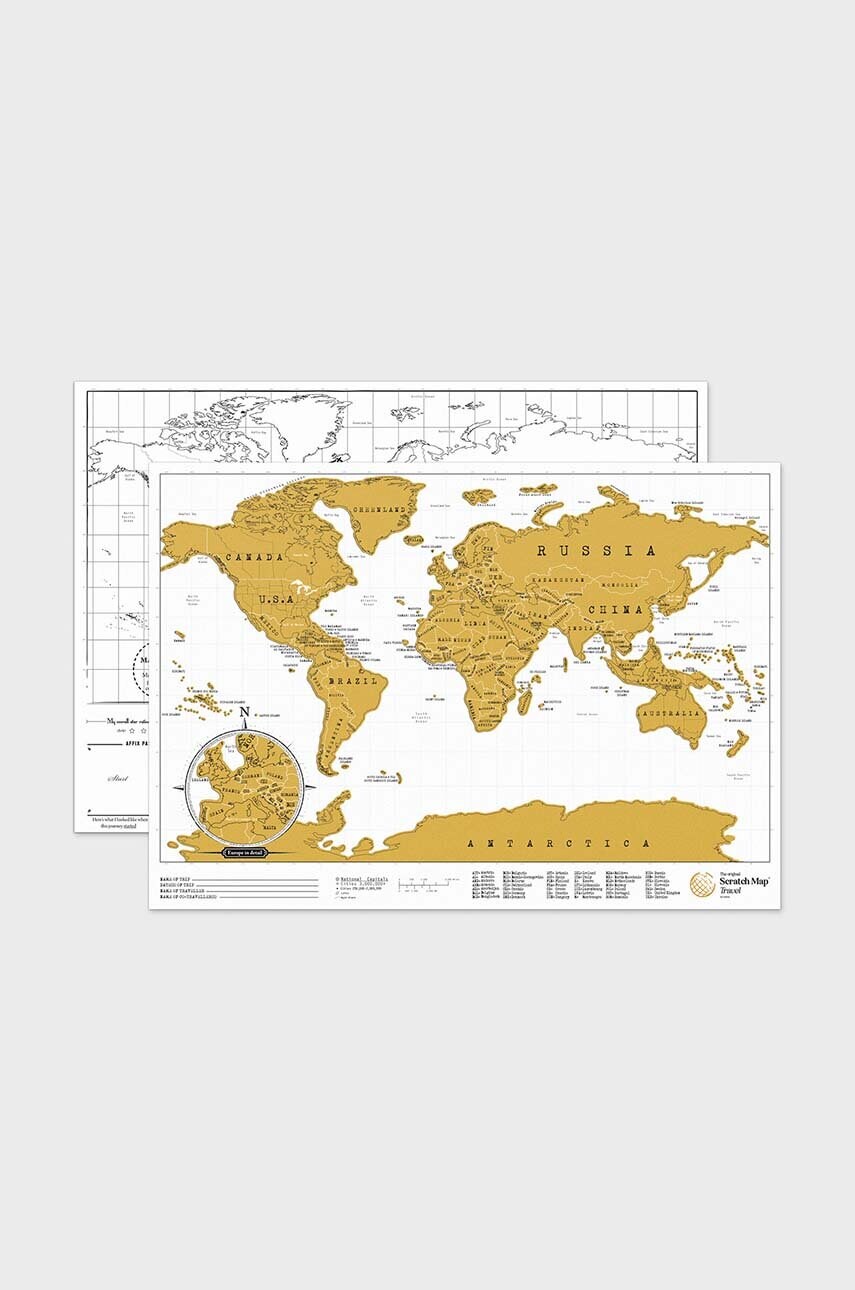 Скретч-карта Luckies of London Scratch Map® Travel Edition