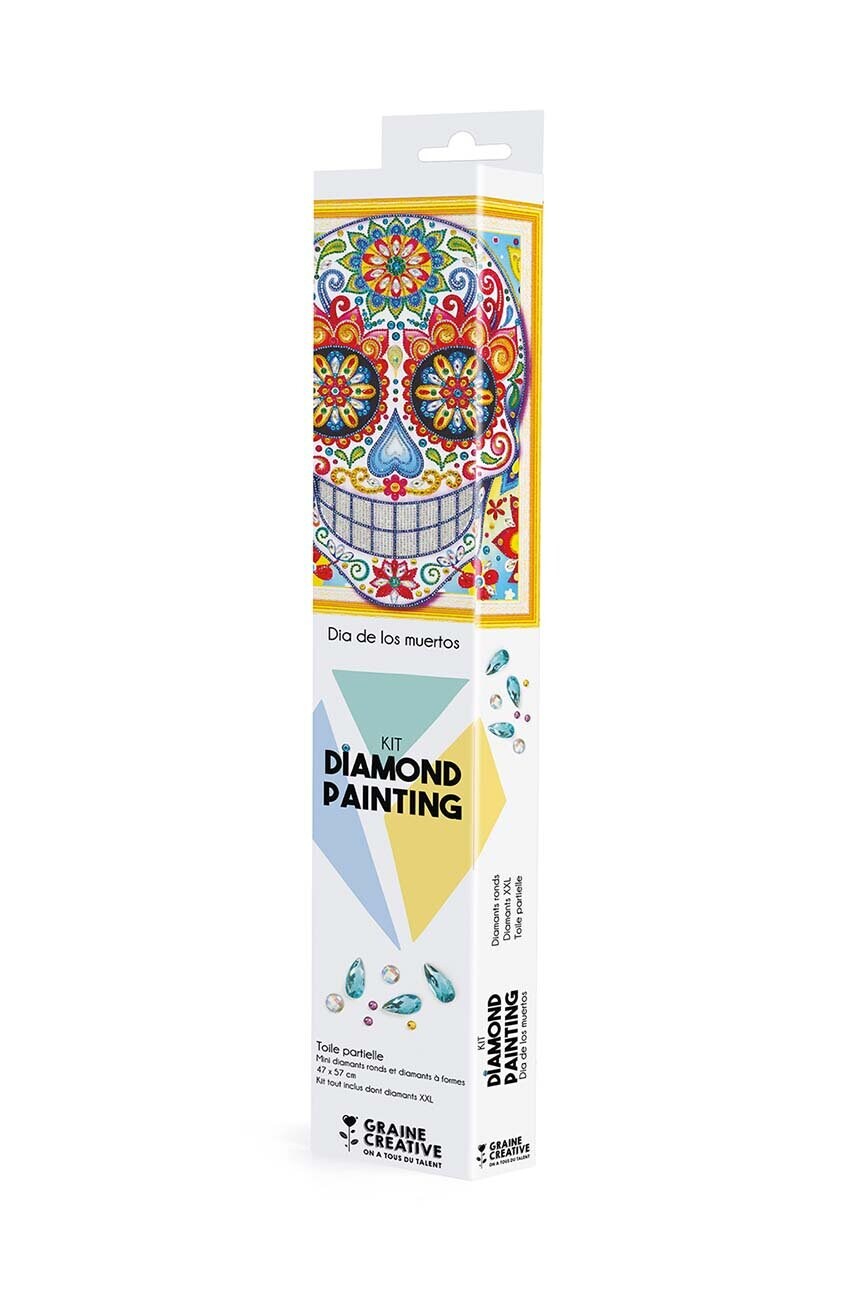 Набір для мозаїки diy Graine Creative Maxican Skull Diamond Painting