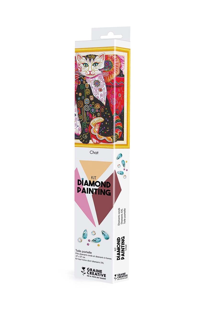 Набір для мозаїки diy Graine Creative Cat Diamond Painting