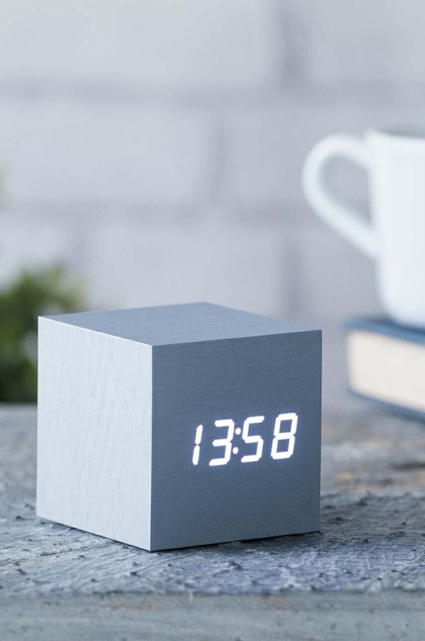 Настільний годинник Gingko Design Cube Click Clock