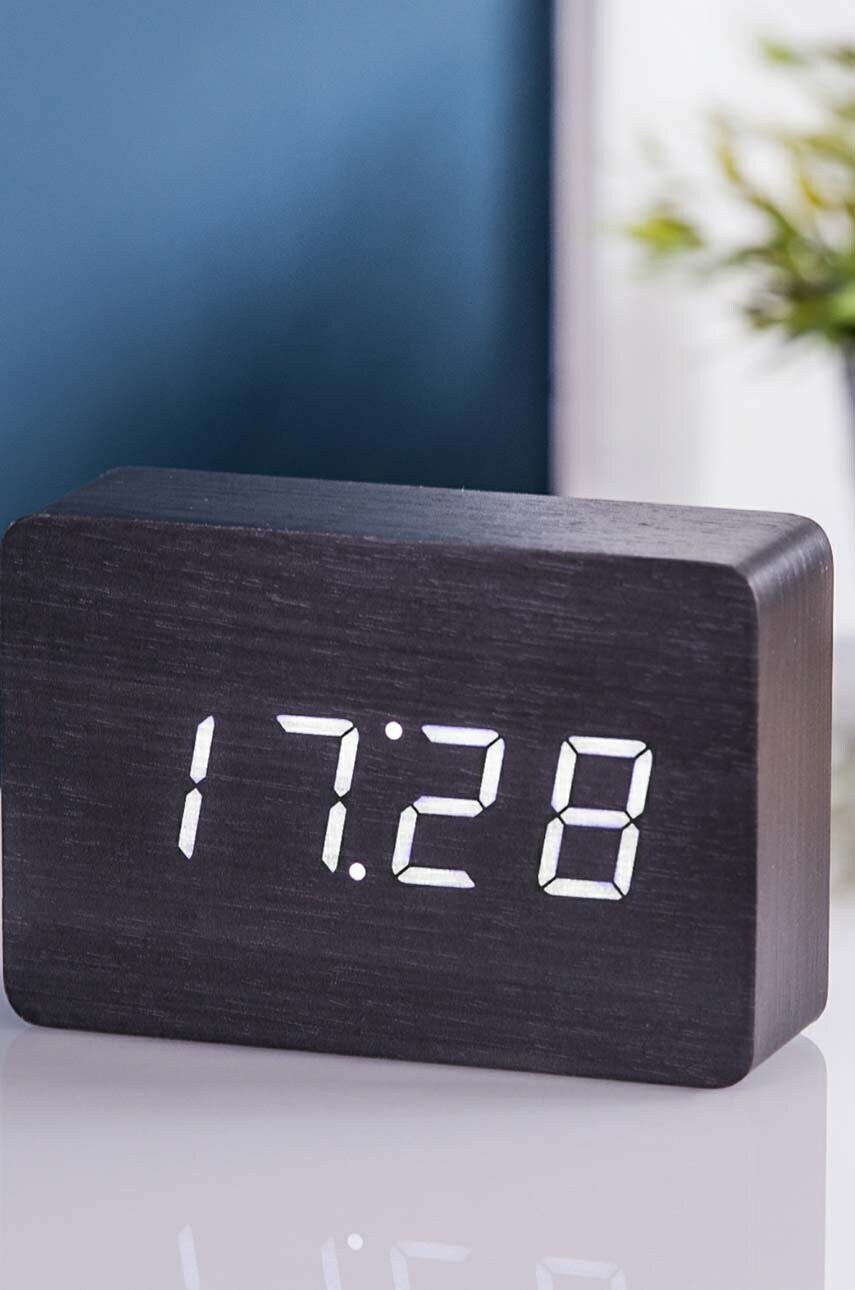 Годинник Gingko Design Brick Black Click Clock