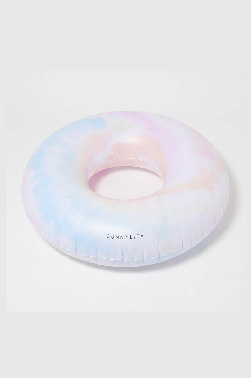Коло для плавання та пляжний м'яч SunnyLife Tie Dye Multi