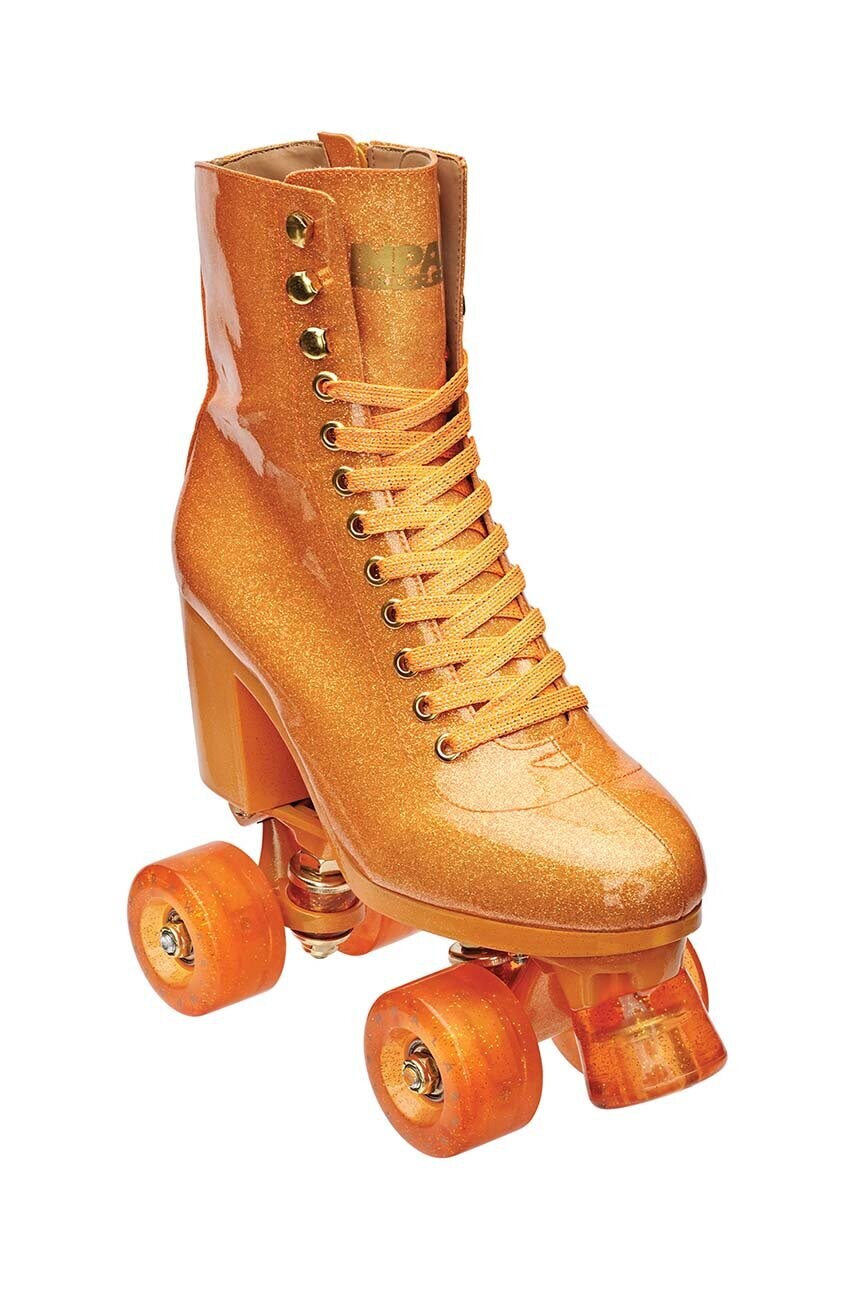 Ролики Impala Sparkle Orange High Heel Rollerskates x Marawa