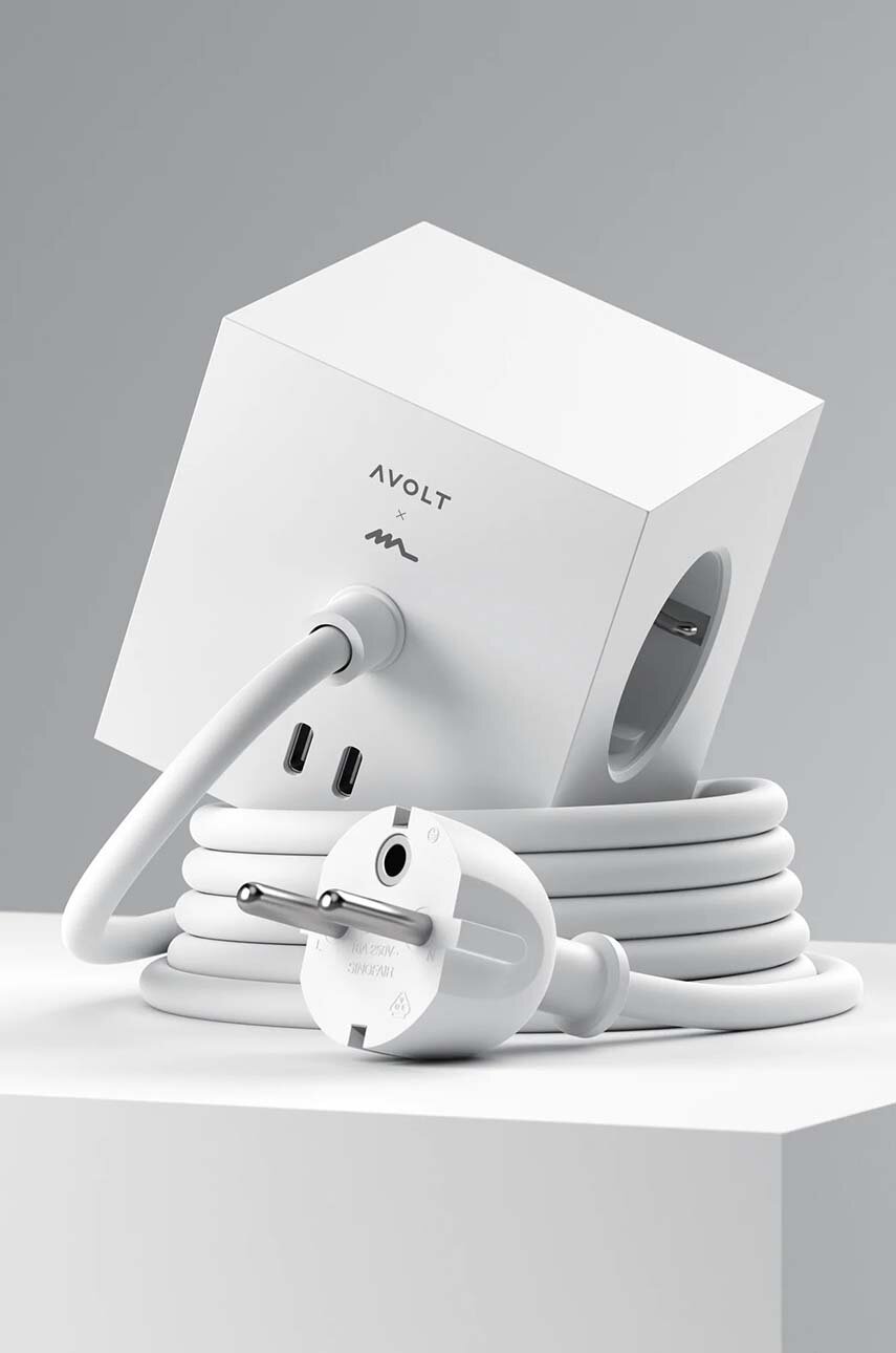 Магнітний зарядний куб Avolt Square 1, 2 x USB, 1,8 m