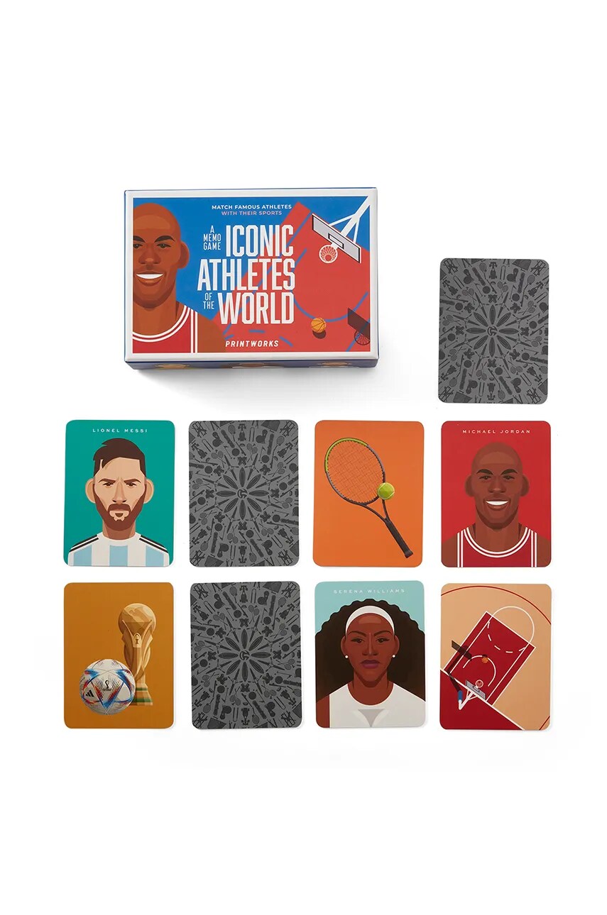 Карткова гра Printworks Memory Iconic Athletes