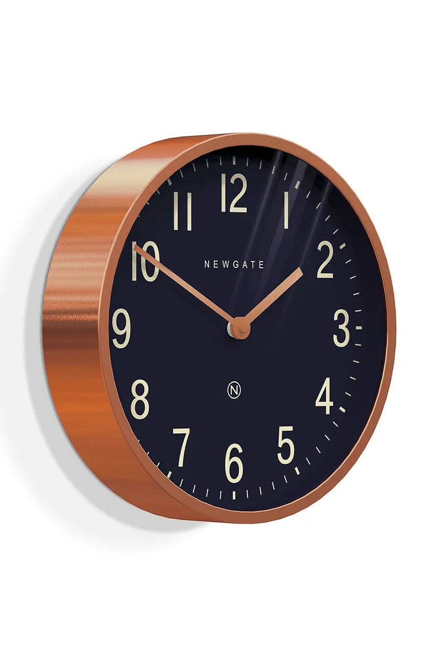 Настінний годинник Newgate Master Edwards Wall Clock колір чорний