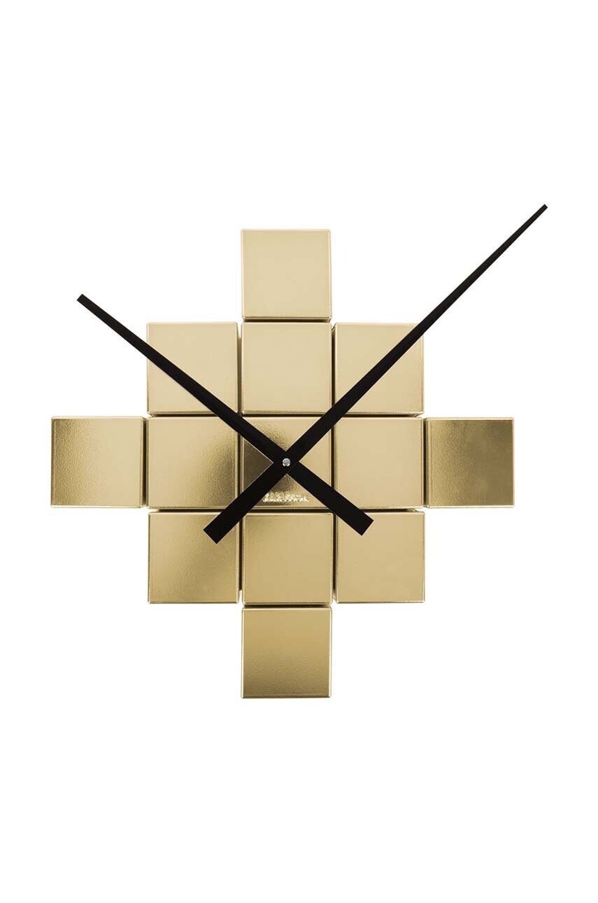 Настінний годинник Karlsson DIY Cubic Metallic