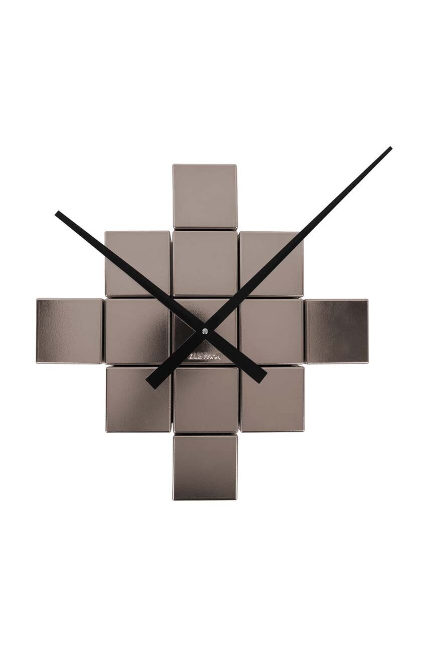 Настінний годинник Karlsson DIY Cubic Metallic