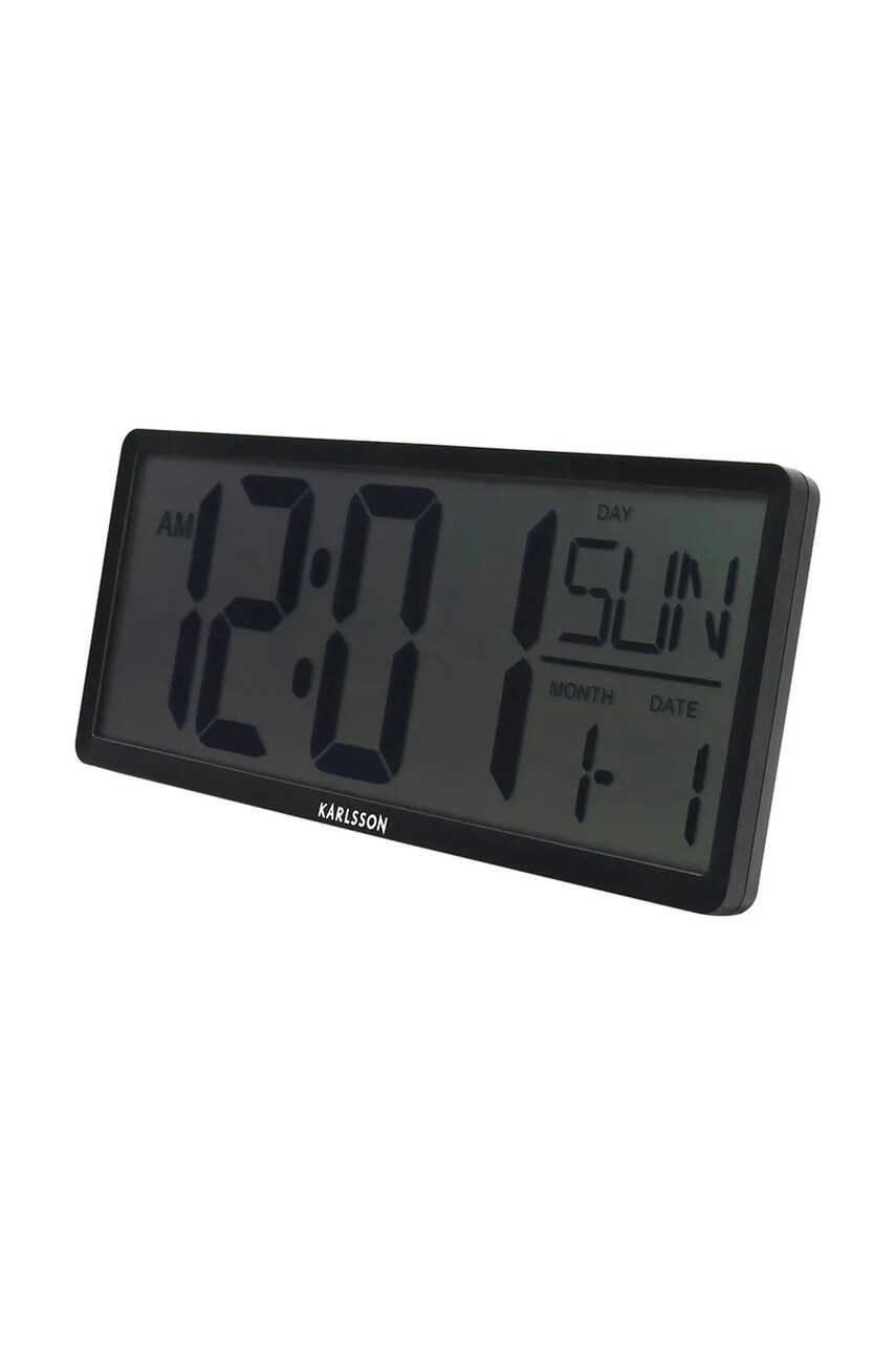 Настінний годинник Karlsson Retro LCD