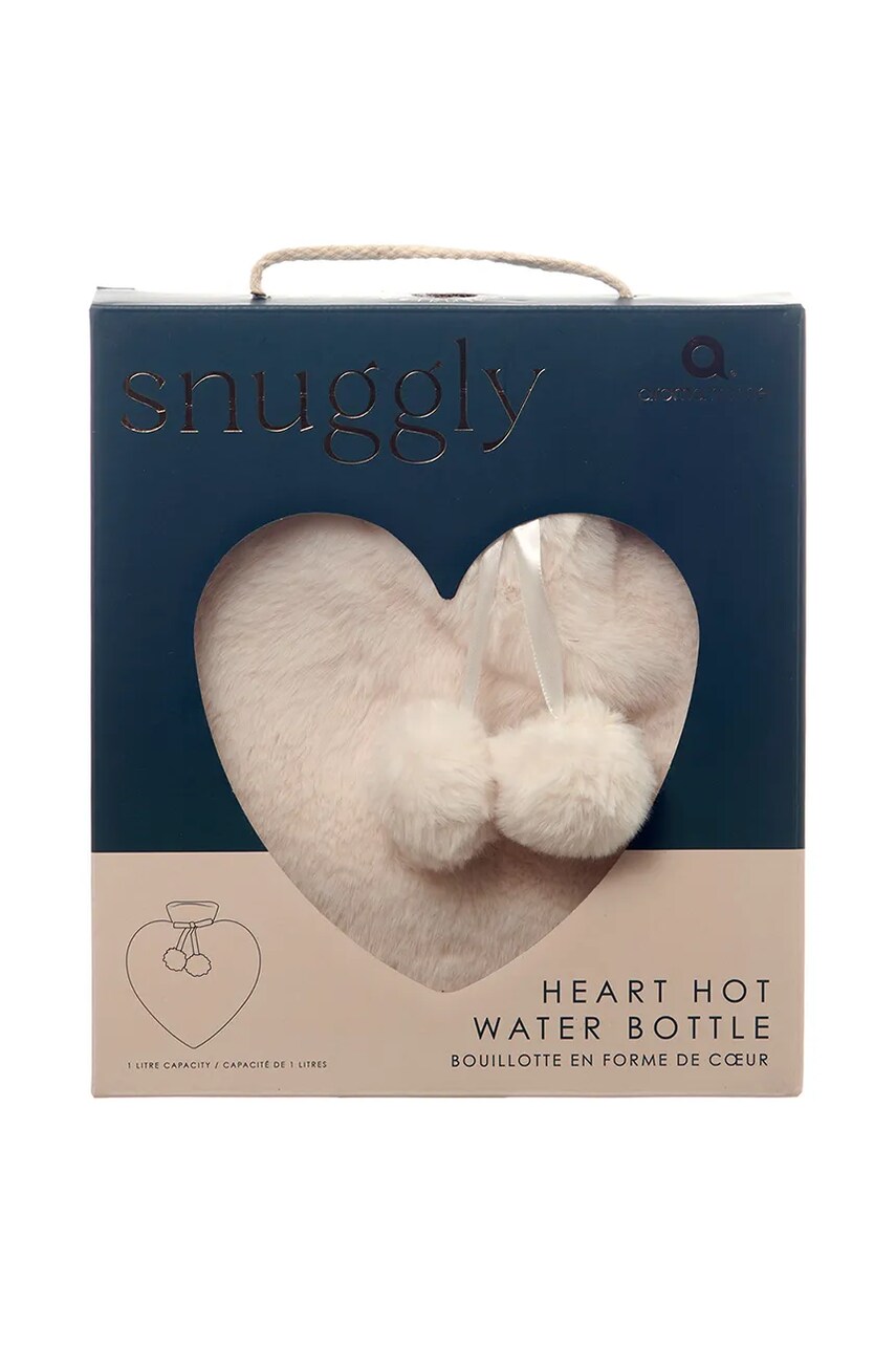 Грілка Aroma Home Cream Faux Fur Heart 1 L