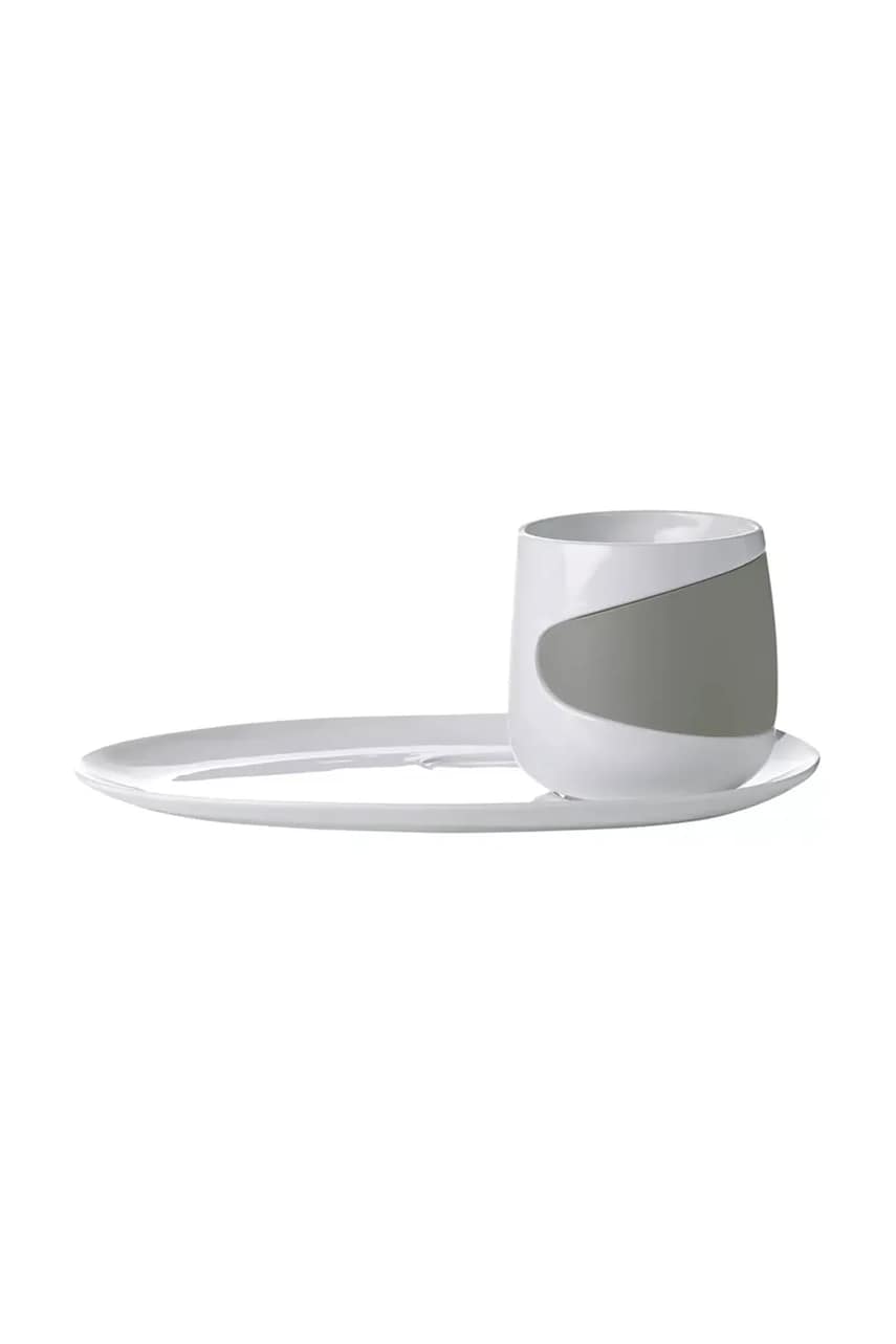 Чашка з блюдцем Stelton Embrace 400 ml