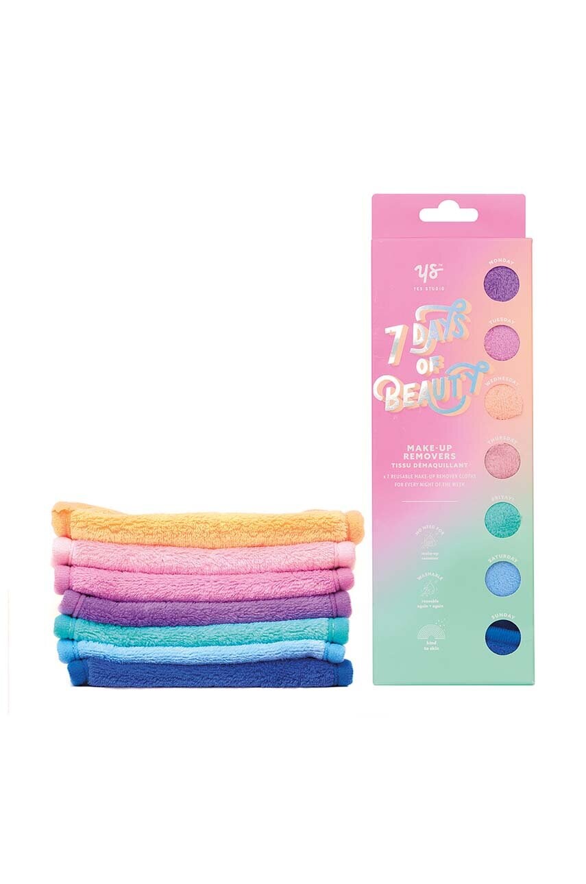 Набір серветок для зняття макіяжу Yes Studio 7 Days Of Beauty 7-pack