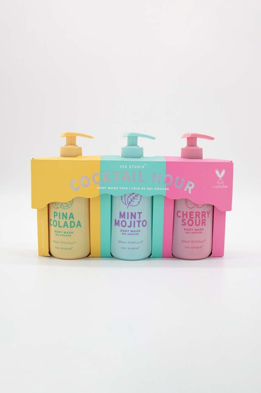Набір гелів для ванни Yes Studio Cocktail Hour Body 3 x 300 ml 3-pack