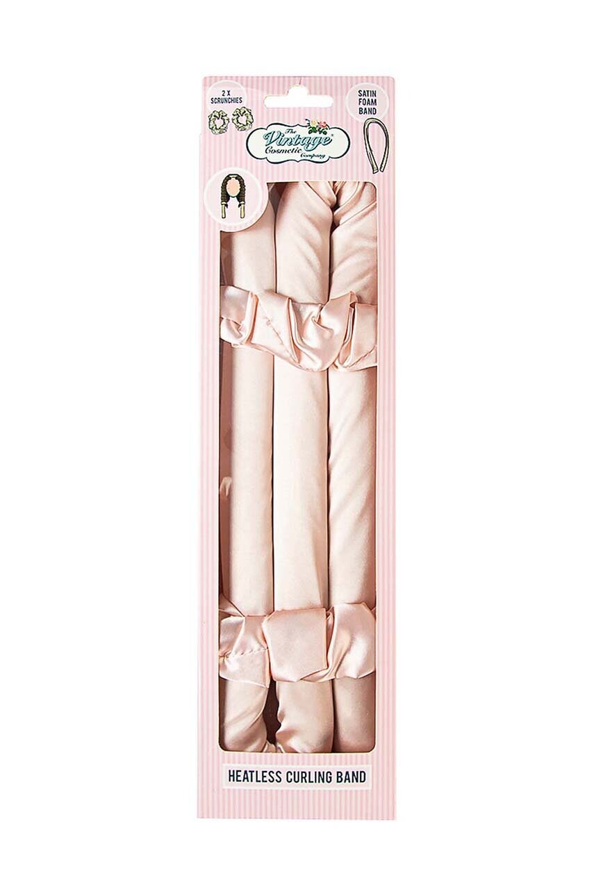 Пов'язка для локонів The Vintage Cosmetics Company Heatless Satin Foam Curler Peach