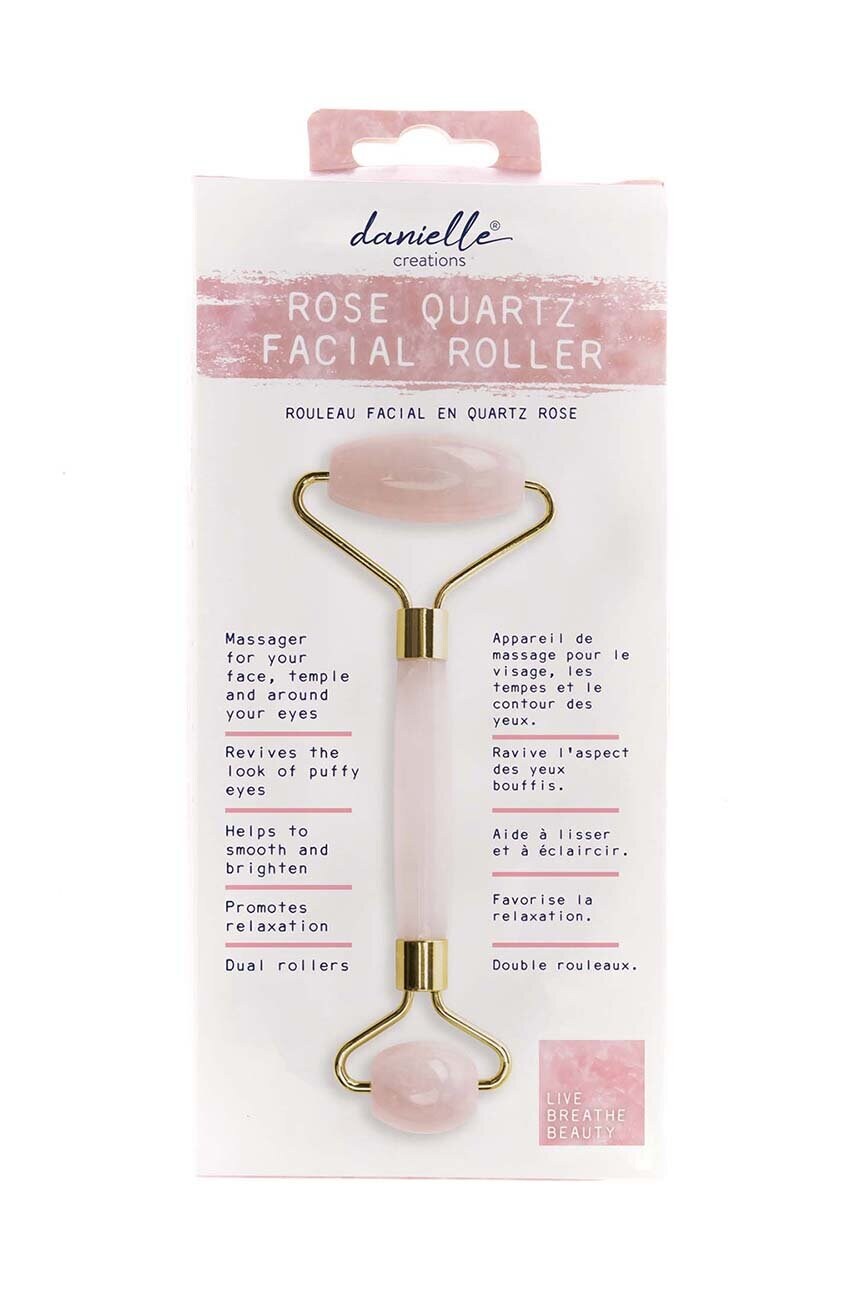 Ролик для масажу обличчя Danielle Beauty Rose Quartz