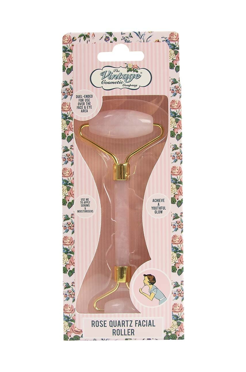 Ролик для масажу обличчя The Vintage Cosmetics Company Rose Quartz