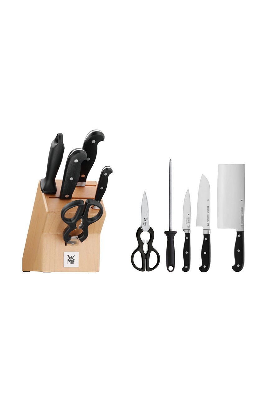 WMF Набір ножів з точилкою і ножицями Spitzenklasse Plus (6-pack)