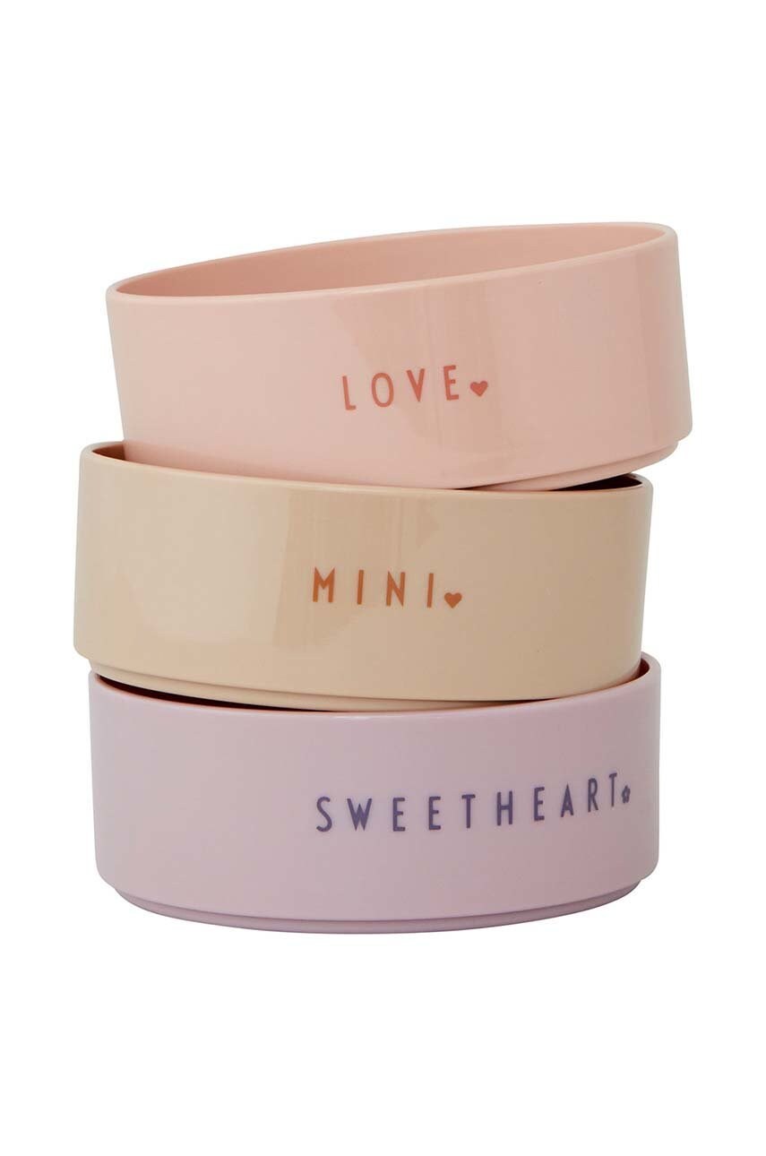 Купити Набір контейнерів Design Letters Mini favourite bowl set 3-pack – головне зображення