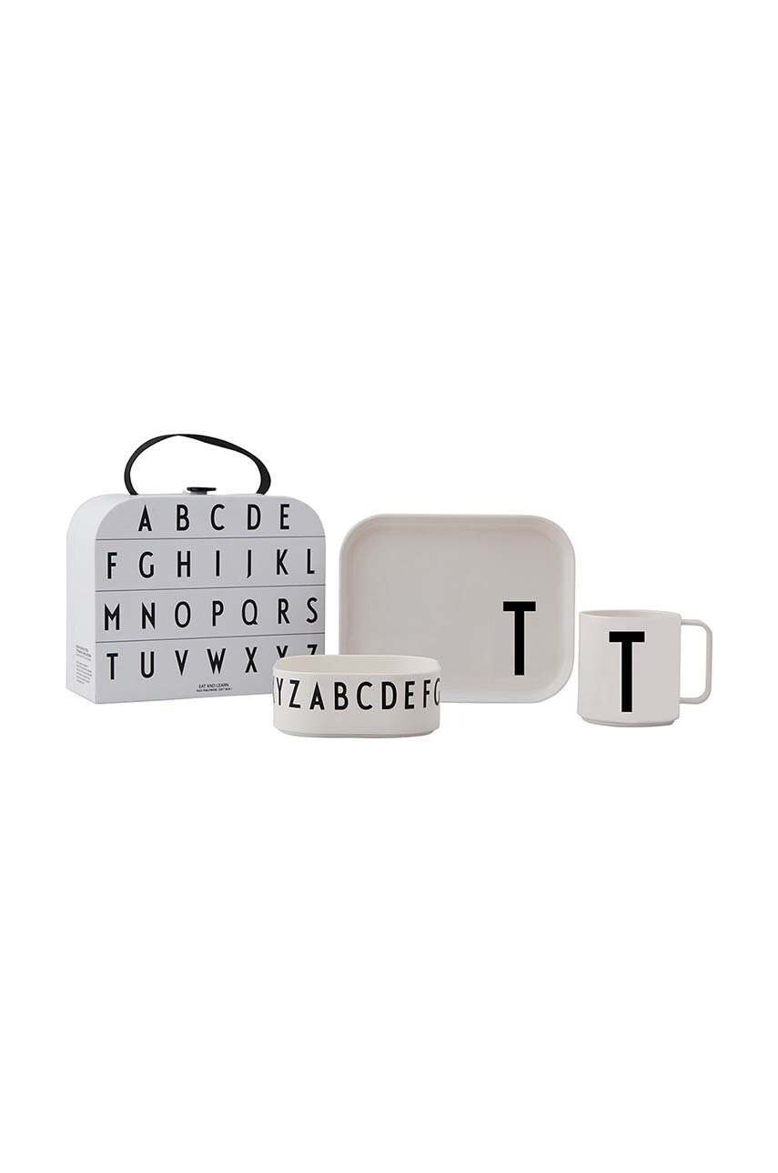 Дитячий набір для сніданку Design Letters Classics in a suitcase T