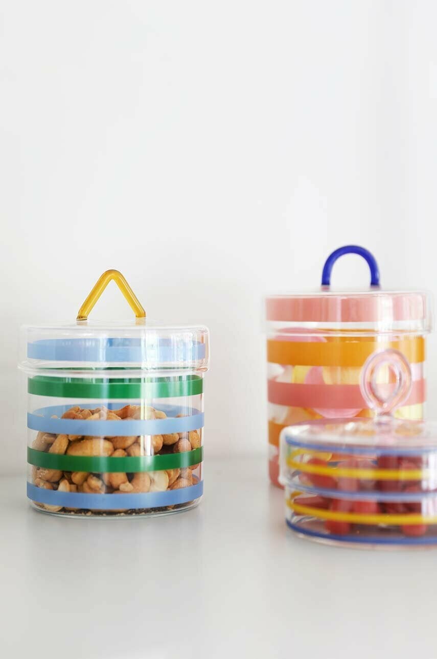 Контейнер з кришкою &k amsterdam Jar Stripy