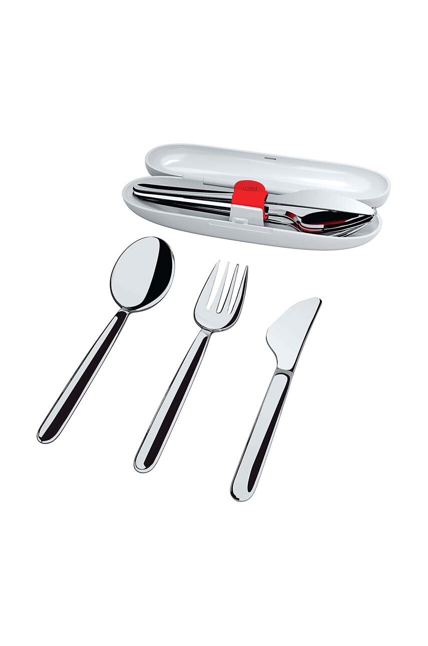 Набір столових приборів у футлярі Alessi Food a porter 3-pack