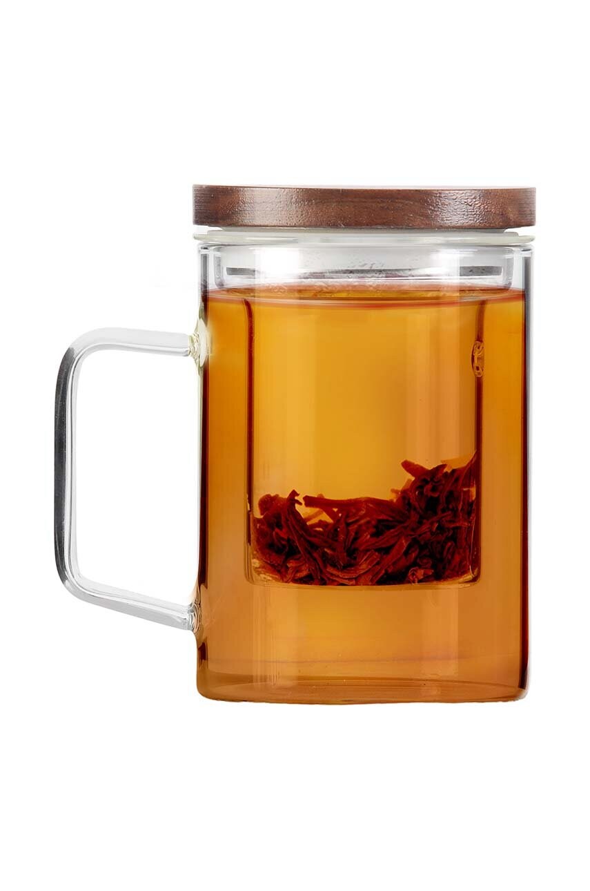 Склянка з заварником Vialli Design Soho 350 ml
