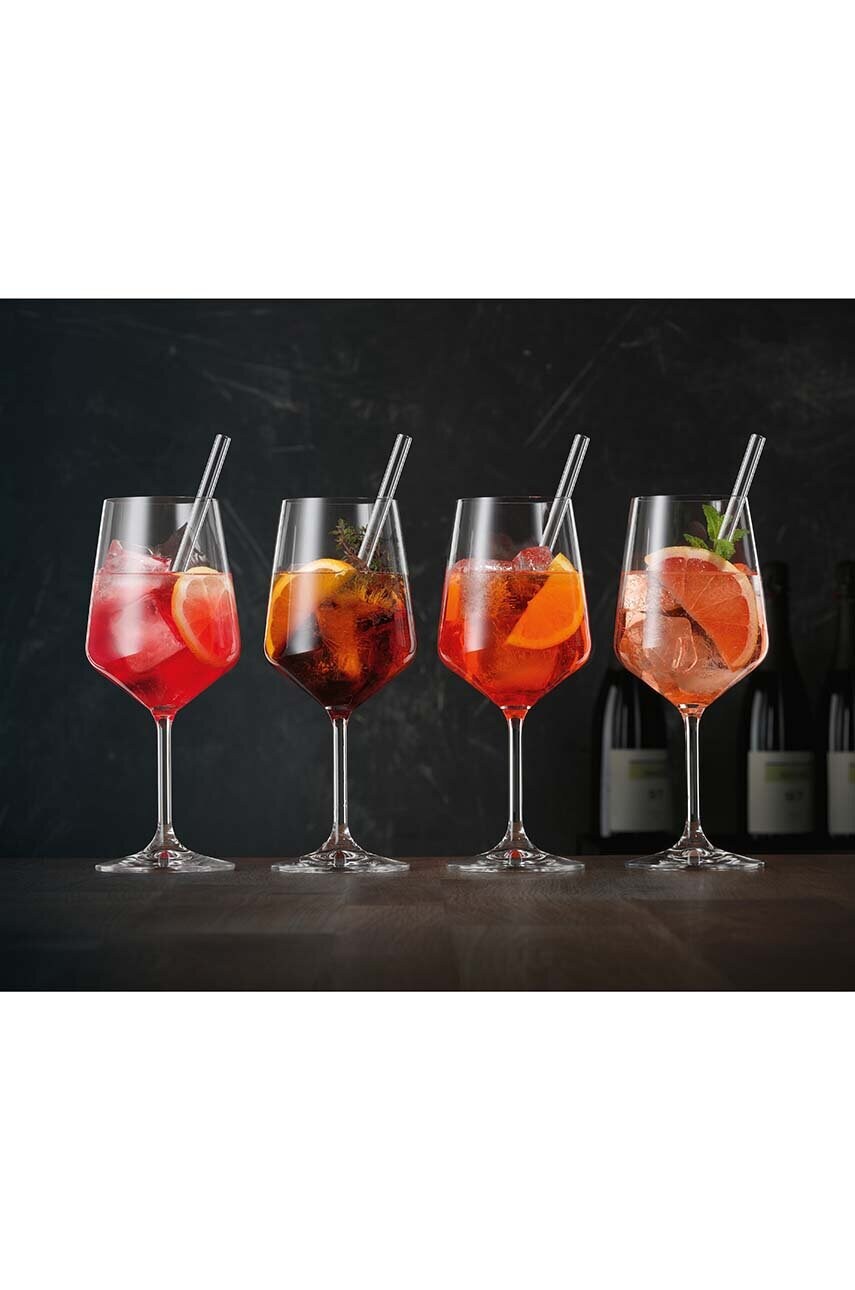 Набір келихів для коктейлів з трубочками Nachtmann Coctail Spritz 4-pack