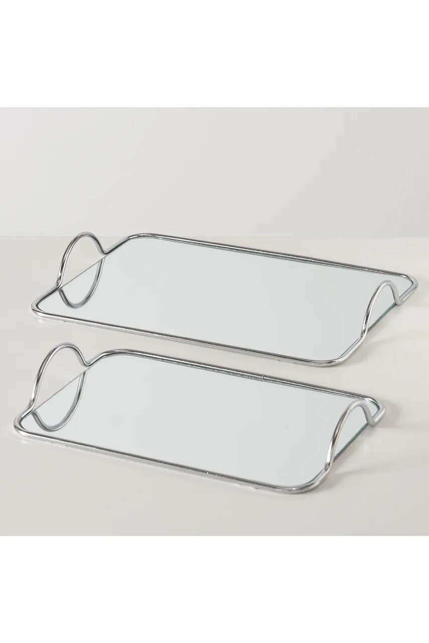 Набір підносів Boltze Magellan 2-pack колір сірий