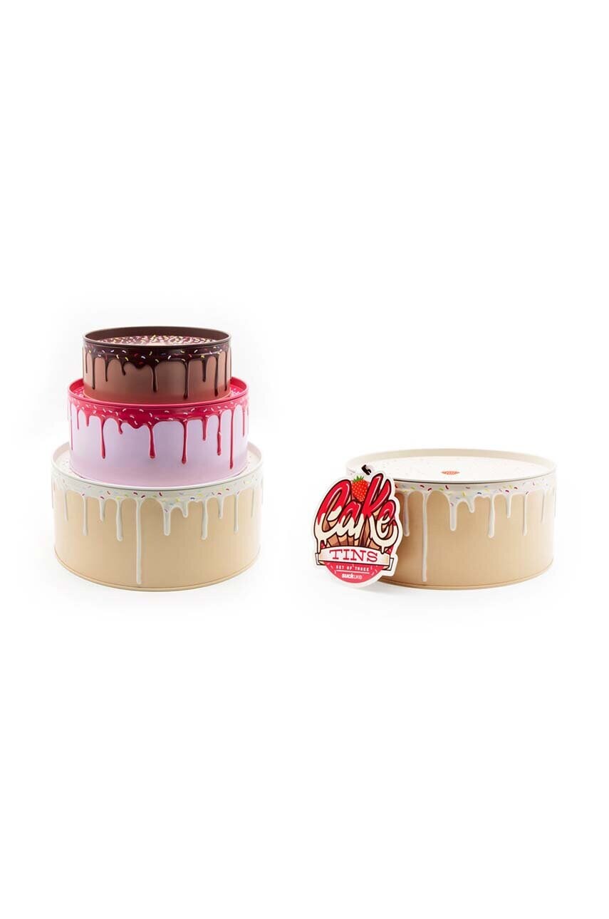 Коробка для зберігання Luckies of London Cake Storage Tins 3-pack