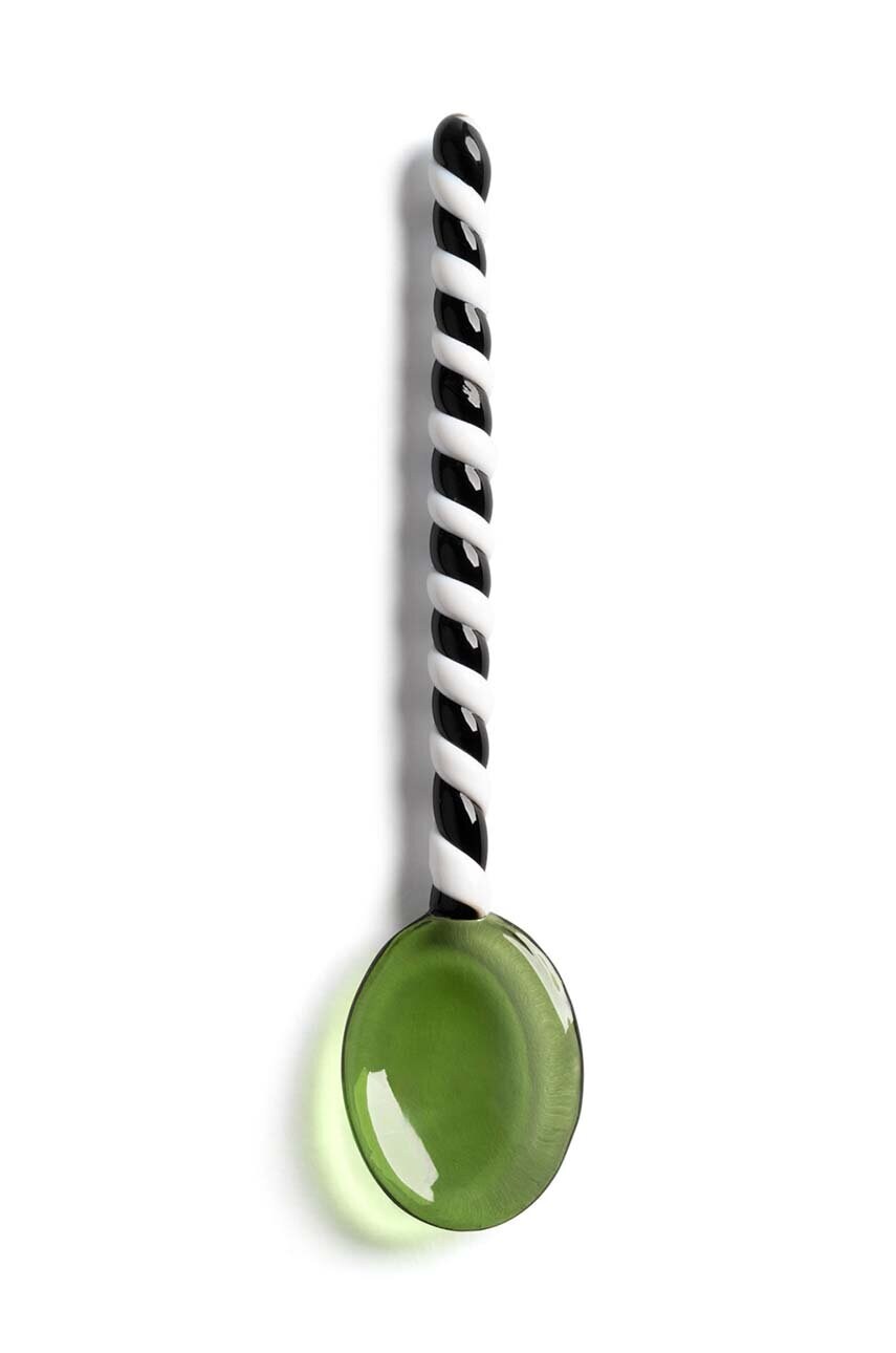 Набір чайних ложок &k amsterdam Spoon Duet Green 4-pack