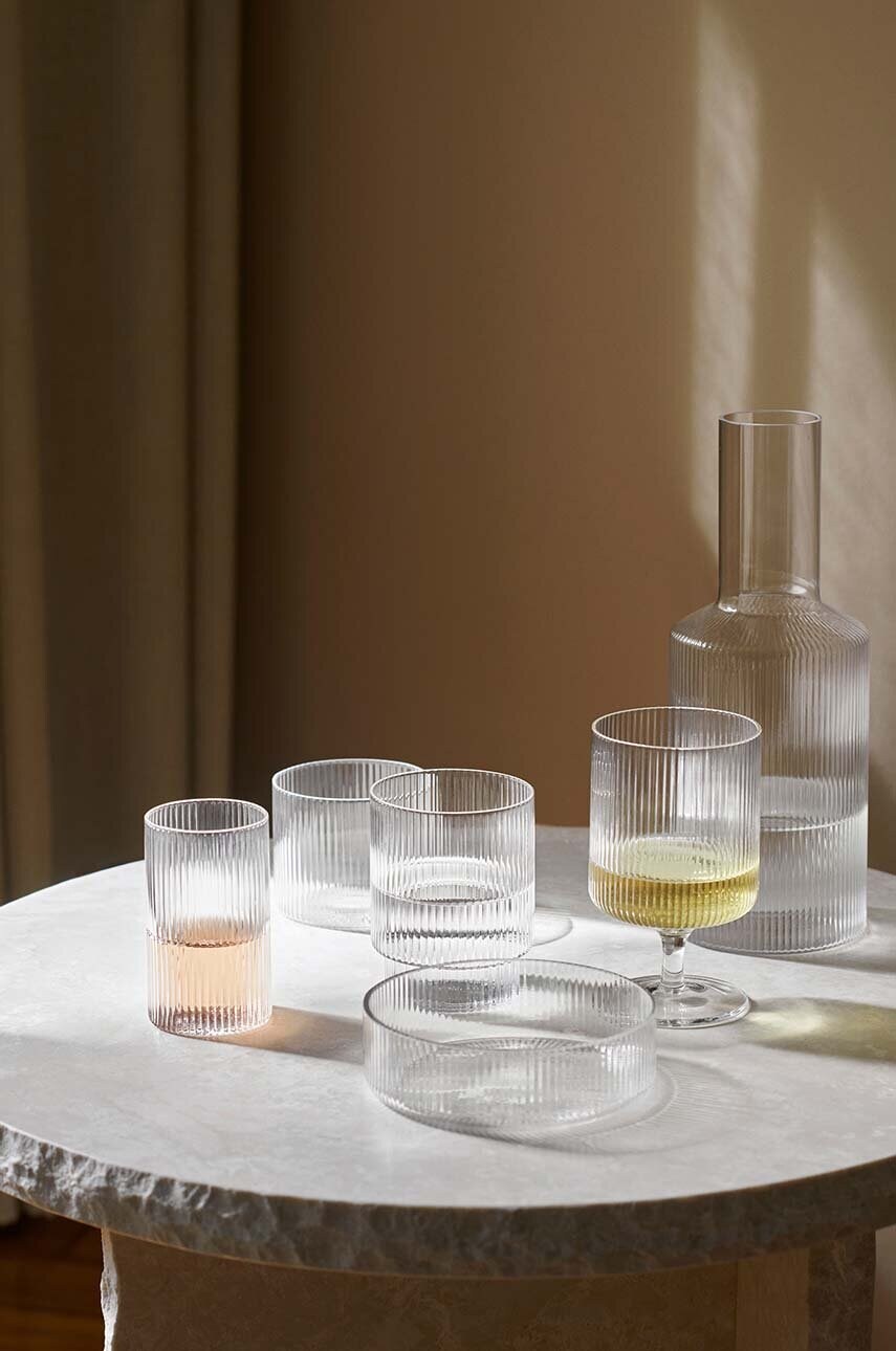 Набір склянок ferm LIVING Ripple 4-pack