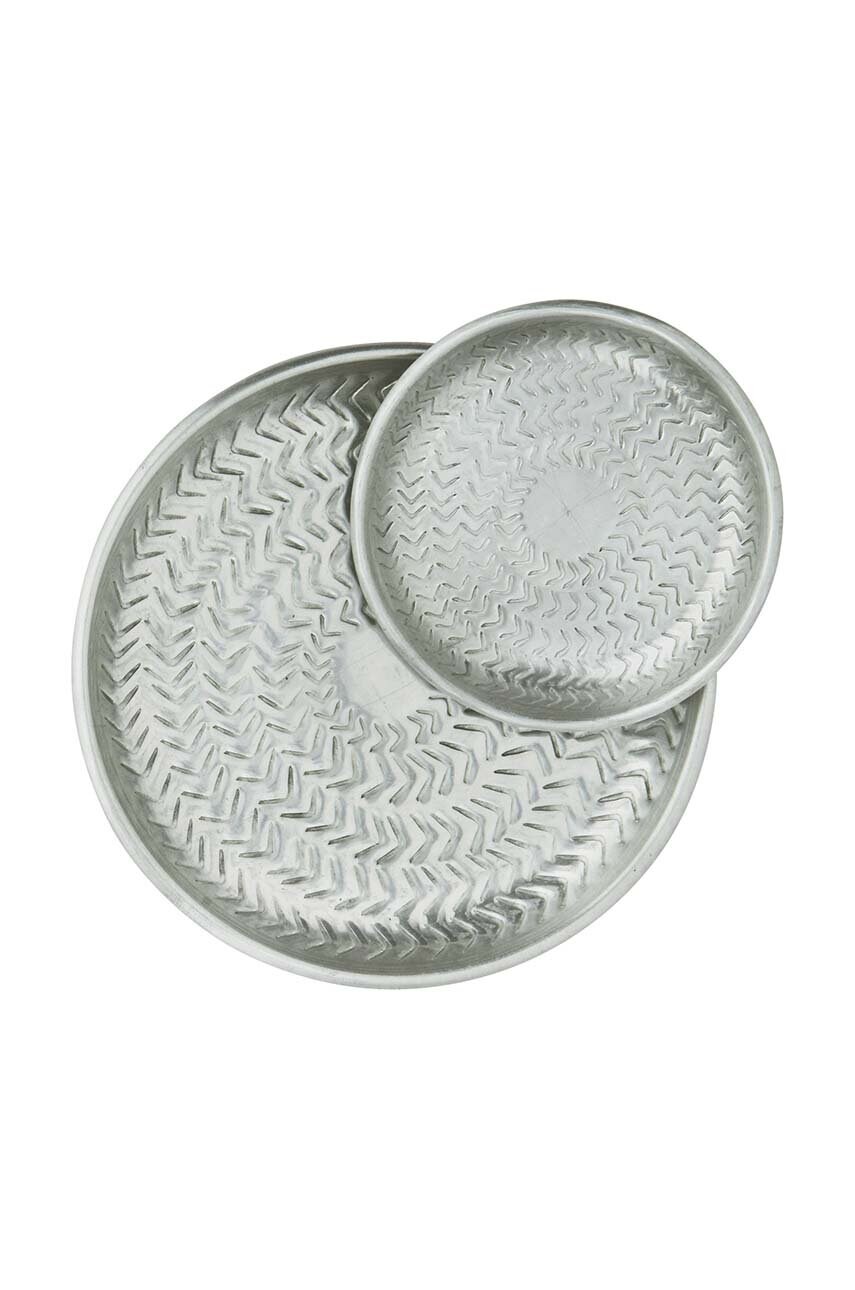 Декоративна таця Madam Stoltz Hammered 2-pack