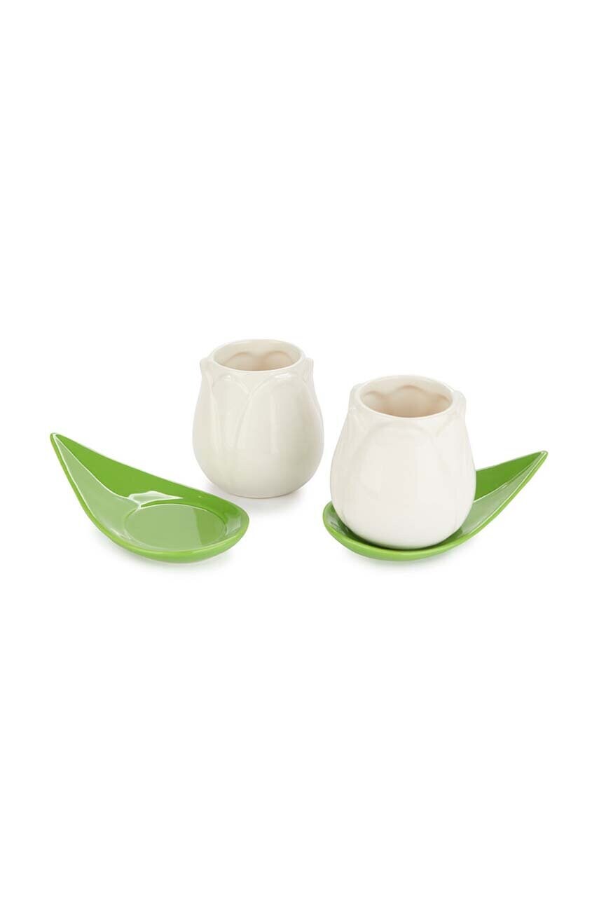 Набір чашок з блюдцями Balvi Tulip 100 ml 2-pack