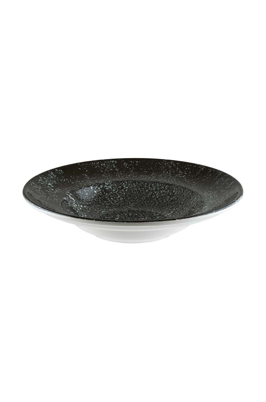 Глибока тарілка Bonna Cosmos Black Gourmet o 24 cm 6-pack