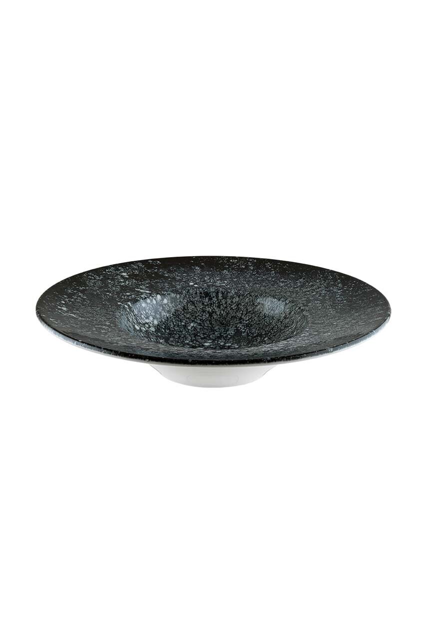 Набір глибоких тарілок Bonna Cosmos Black Banquet o 28 cm 6-pack