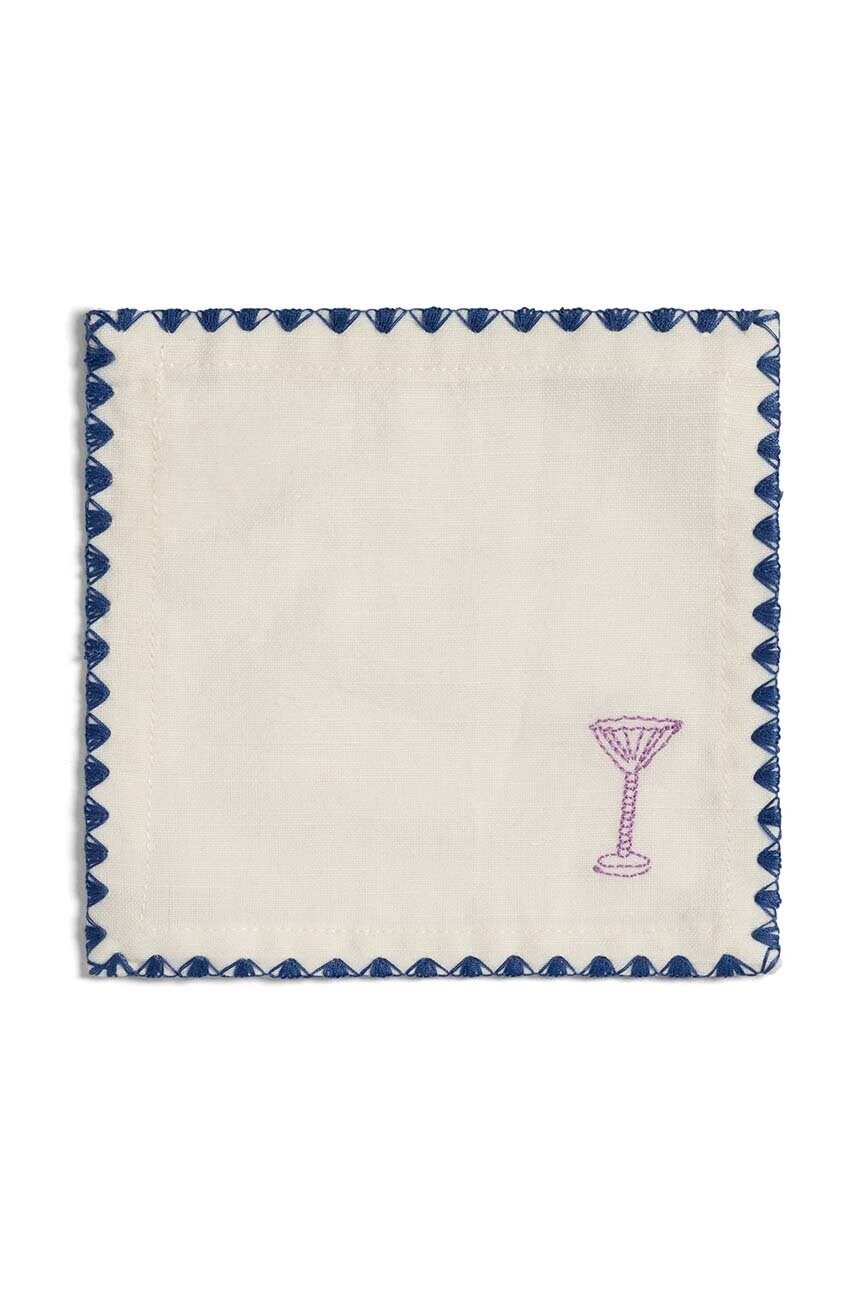 Набір коктейльних серветок &k amsterdam Napkin Cocktail Zigzag 4-pack