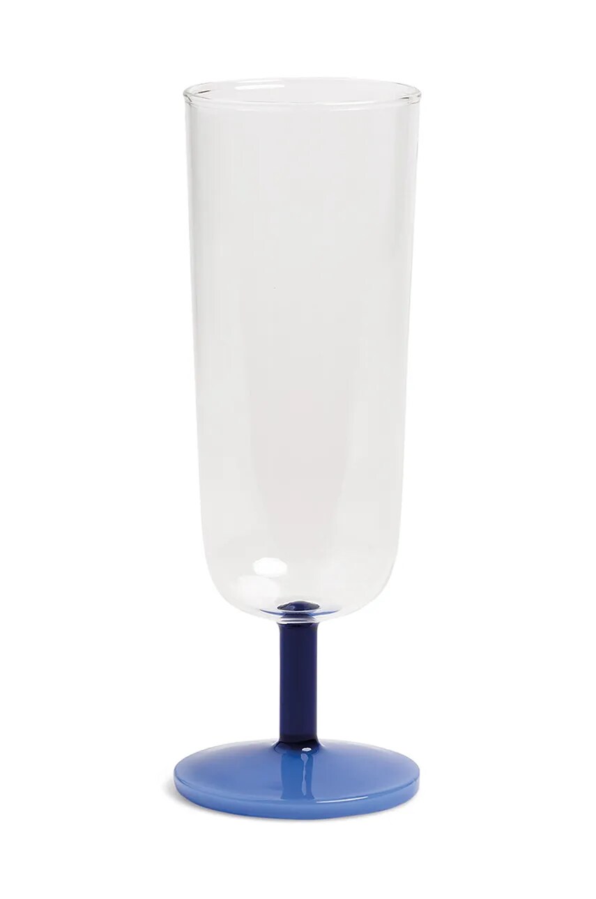 Набір келихів для шампанського &k amsterdam mingle blue 250 ml