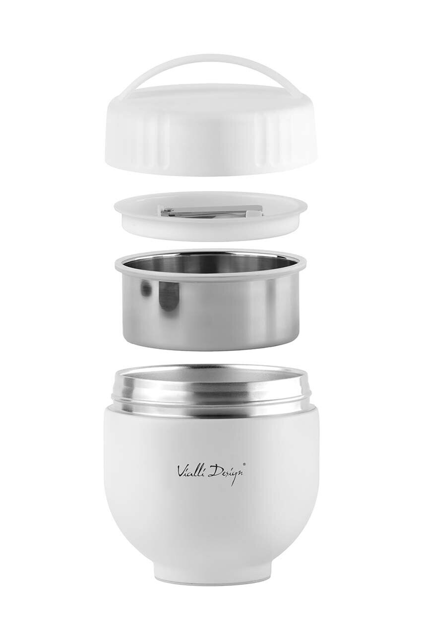 Термос з контейнером і ложкою Vialli Design Fuori 680 ml