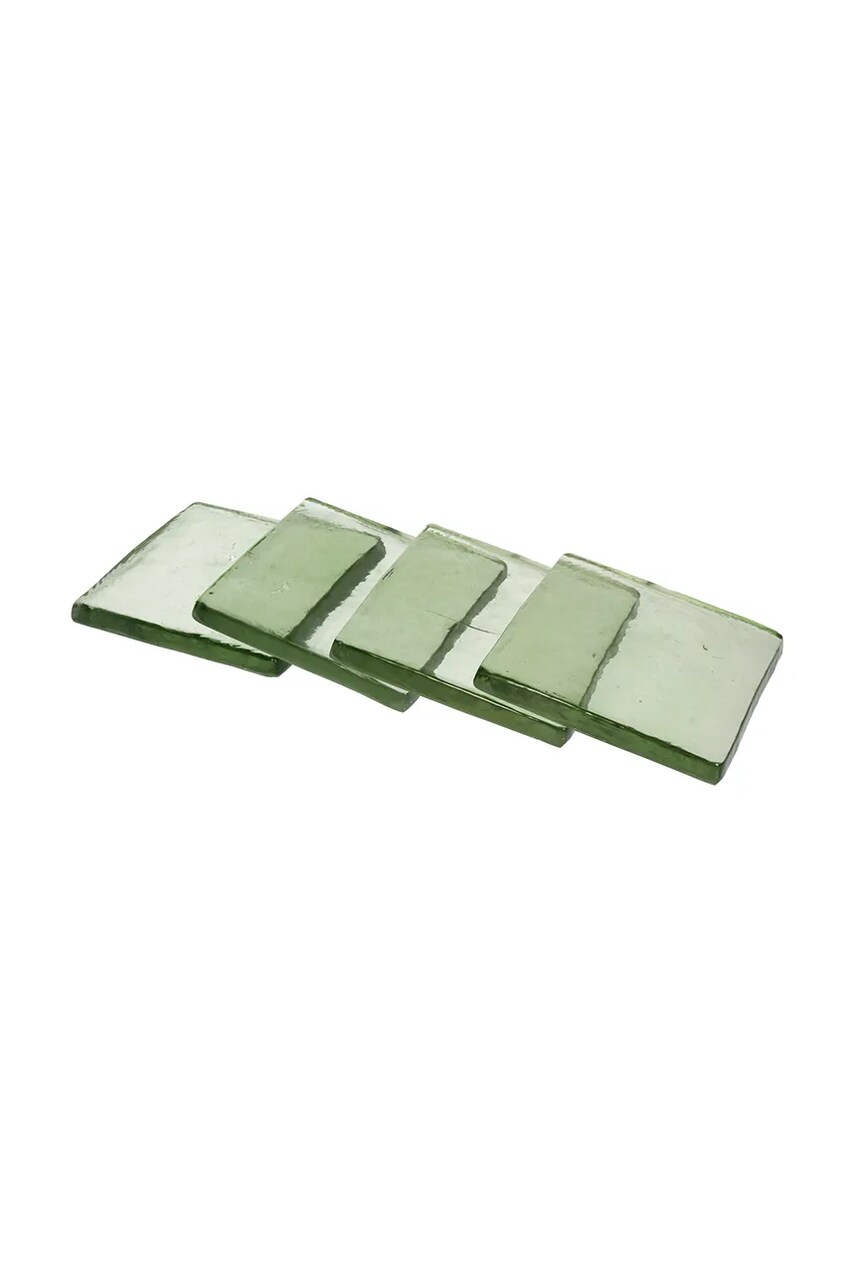 Набір серветок на стіл home & lifestyle 4-pack колір зелений