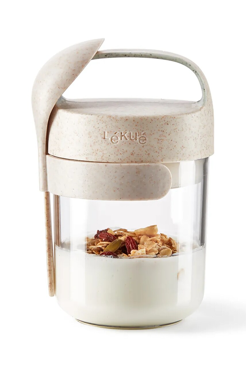 Ланчбокс Lekue To Go Organic 600 ml колір бежевий