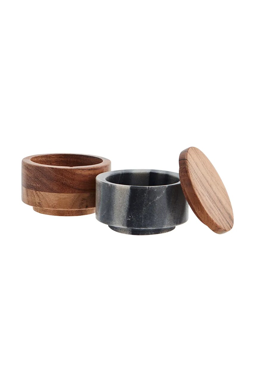 Контейнери для спецій з кришками Madam Stoltz Marble 2-pack