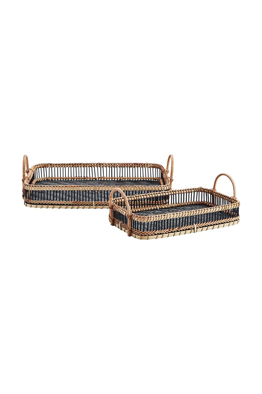 Набір підносів Madam Stoltz Bamboo 2-pack