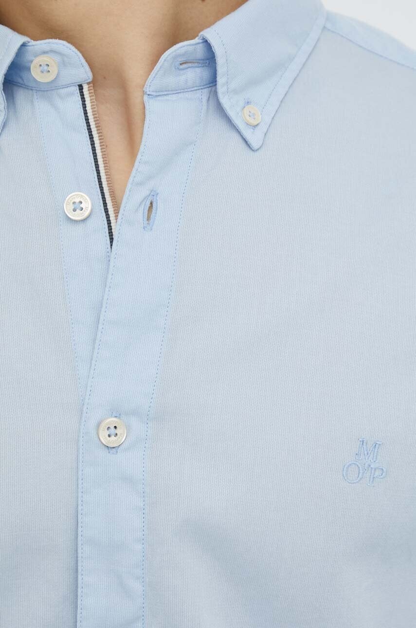 Бавовняна сорочка Marc O'Polo чоловіча regular комір button-down
