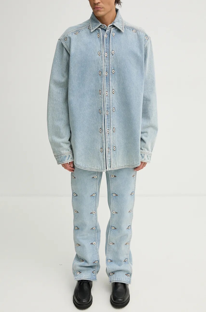 Джинсова куртка Y/Project EVERGREEN SNAP OFF DENIM SHIRT перехідна 207SI001