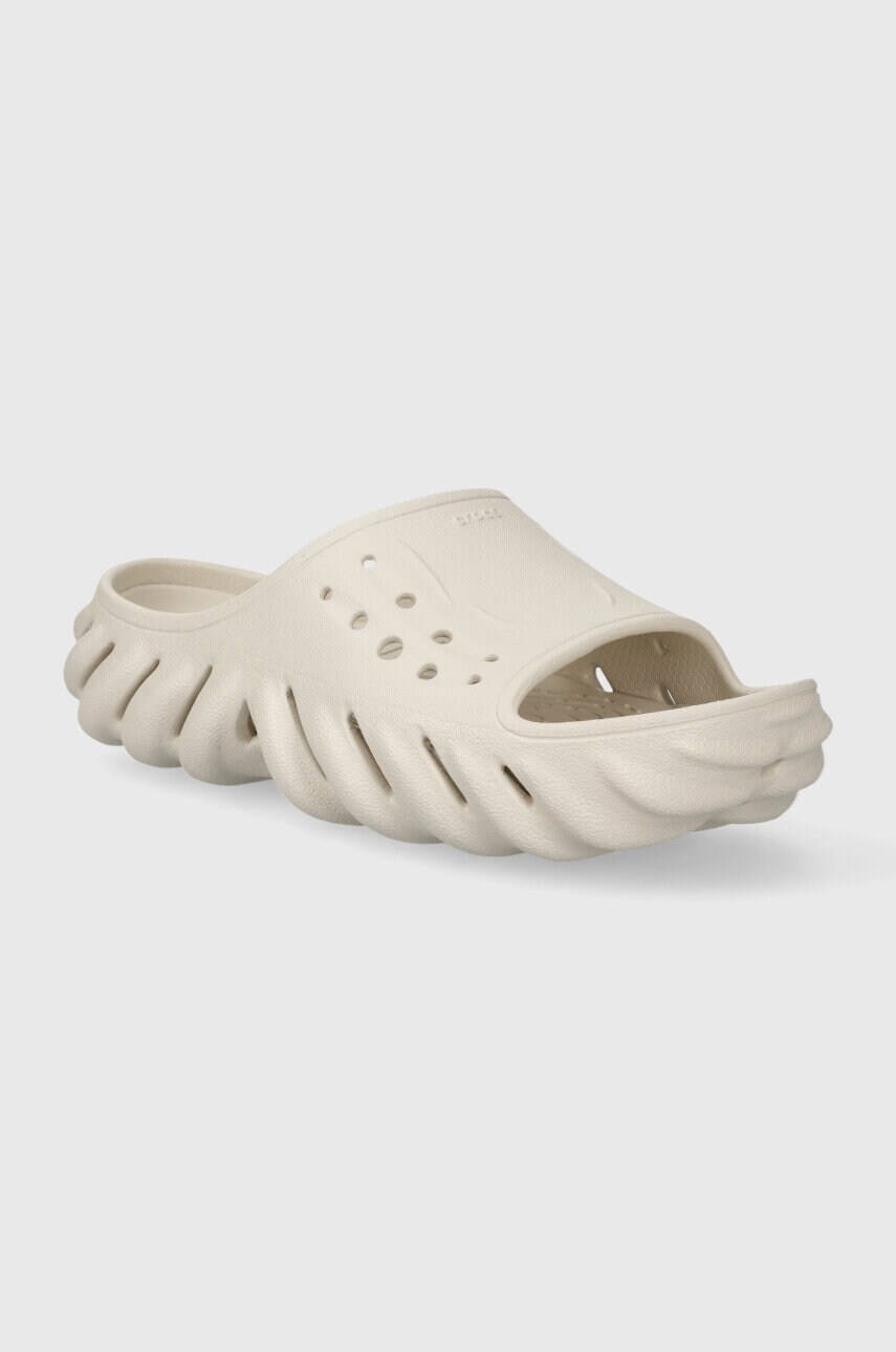 Шльопанці Crocs 208170 Echo Slide колір бежевий 208170