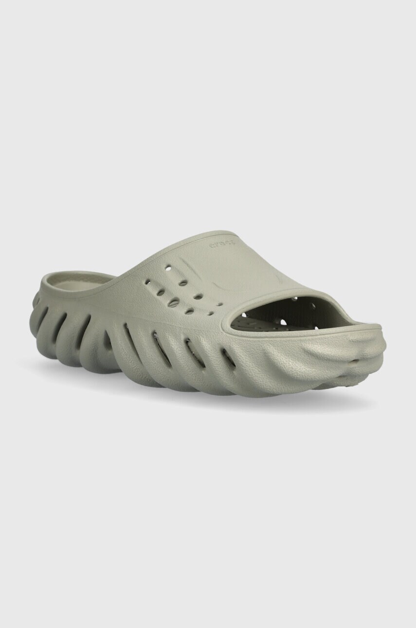 Шльопанці Crocs 208170 Echo Slide колір сірий 208170