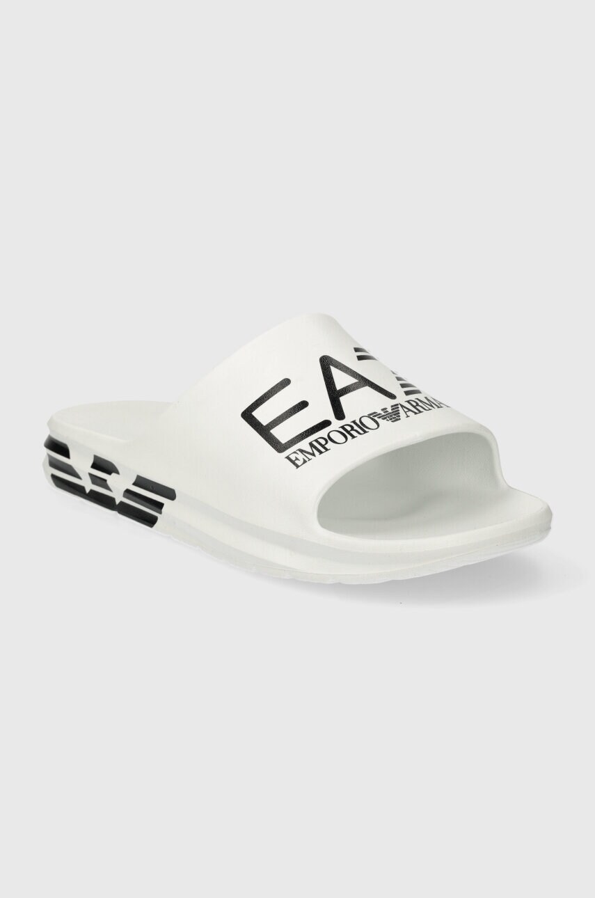 Шльопанці EA7 Emporio Armani чоловічі колір білий