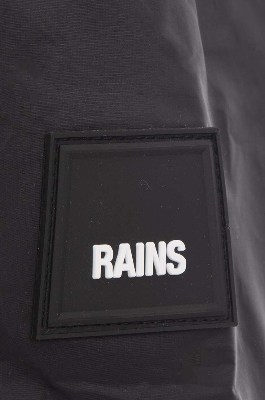 Куртка Rains Fuse Jacket жіноча колір чорний перехідна oversize 15400-BLACK.