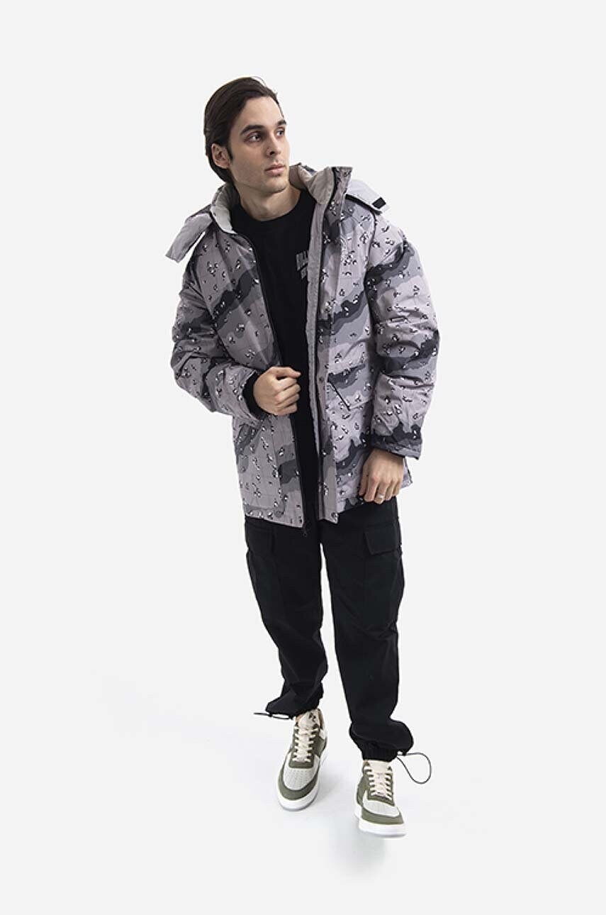 Пухова куртка Billionaire Boys Club чоловіча колір сірий зимова B21402-TAUPE